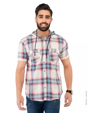 پیراهن مردانه چهارخونه Rayan مدل 36964