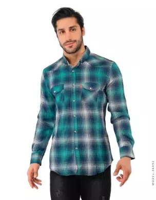 پیراهن مردانه چهارخانه Rayan مدل 36992
