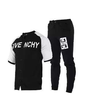 ست پیراهن و شلوار مردانه بیسبالی Givenchi مدل 37208